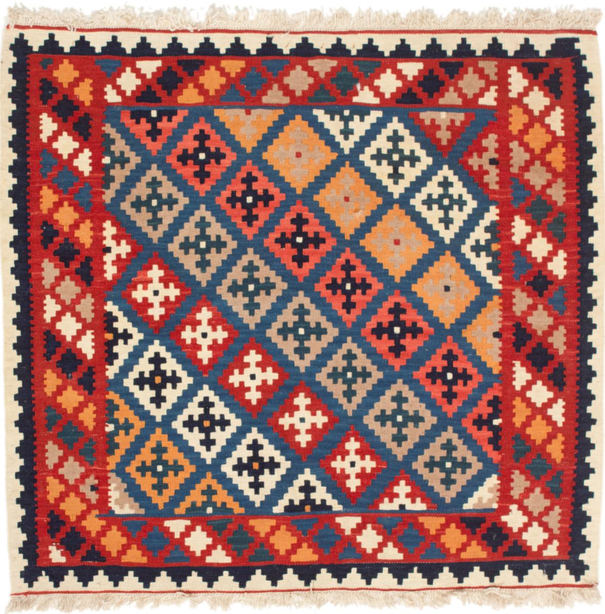  ペルシャ絨毯 キリム Fars 104x98 104x98,  ペルシャ絨毯 手織り