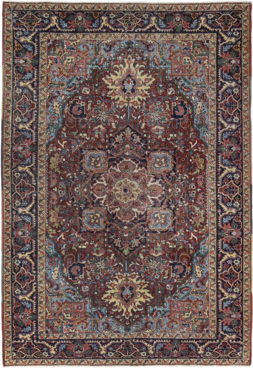 Tapis persan Heriz Antique 289x199 289x199, Tapis persan Noué à la main