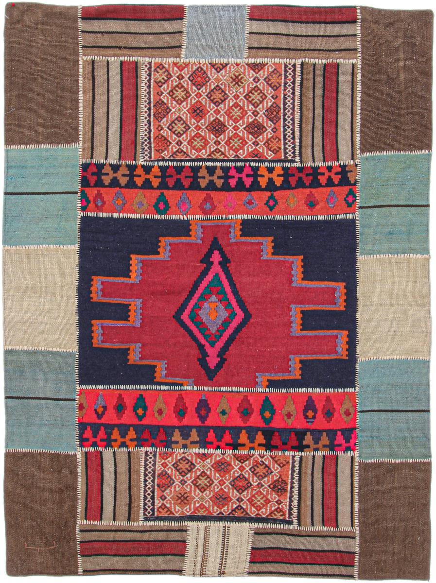 Tappeto persiano Kilim Patchwork 193x146 193x146, Tappeto persiano Tessuto a mano