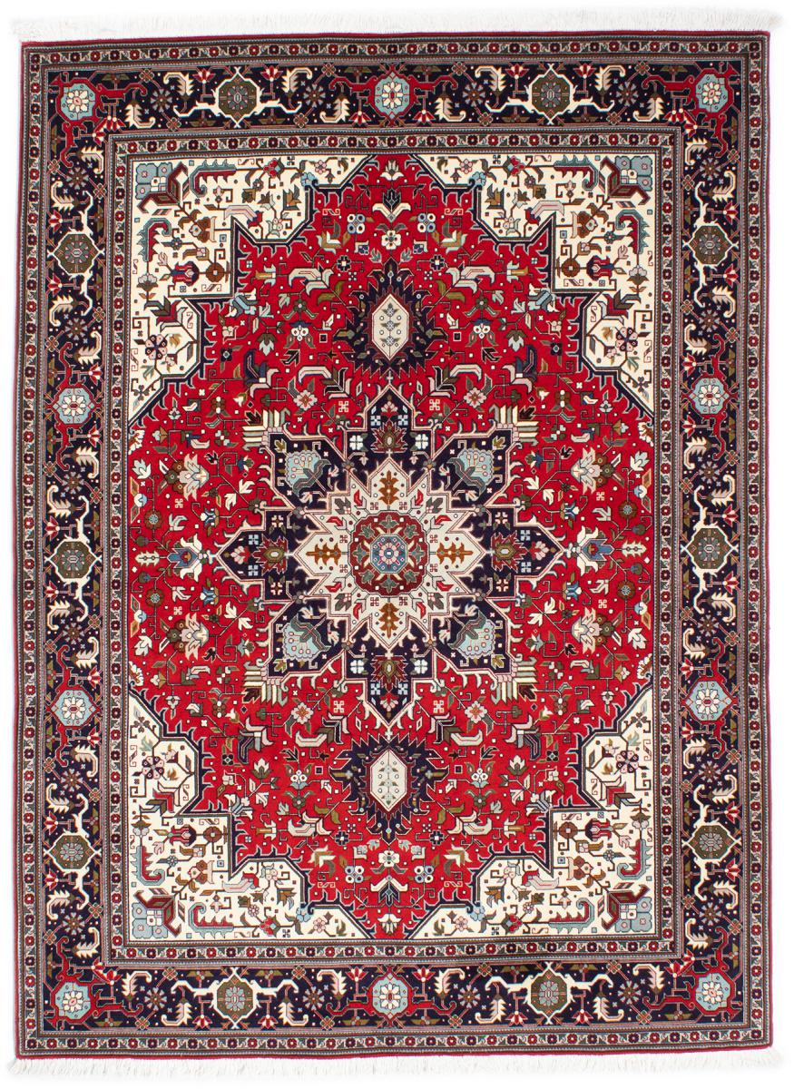 Persian Rug Tabriz 50Raj 6'10"x5'1" 6'10"x5'1", Persian Rug Knotted by hand