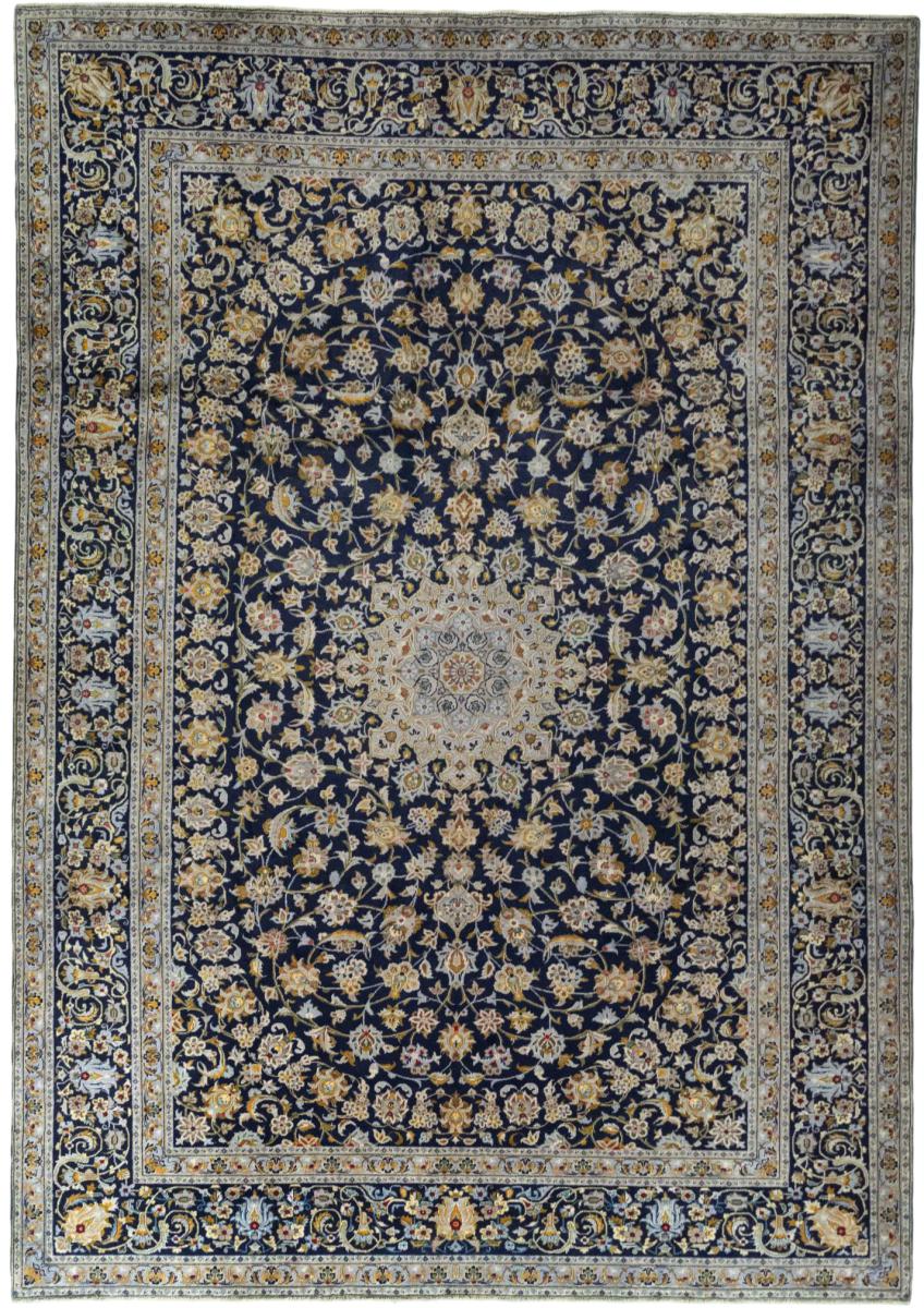 Tapis persan Kashan 387x272 387x272, Tapis persan Noué à la main