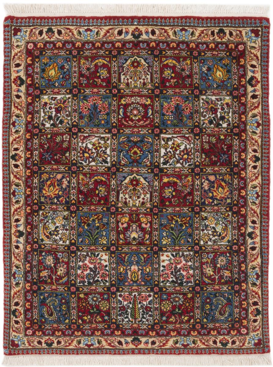 Tapis persan Bakhtiar 127x100 127x100, Tapis persan Noué à la main