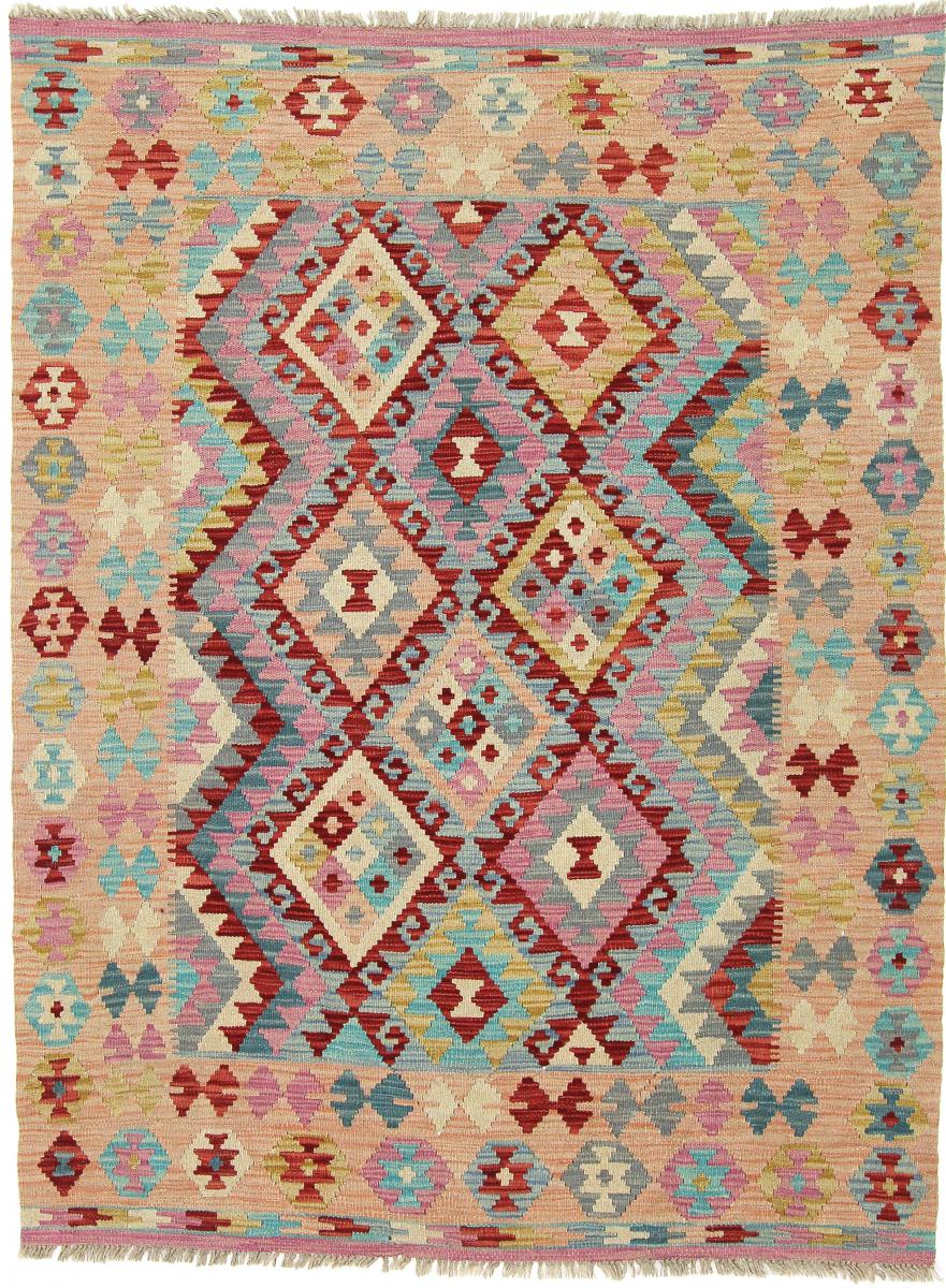 Dywan afgański Kilim Afghan 174x132 174x132, Dywan perski Ręcznie tkane