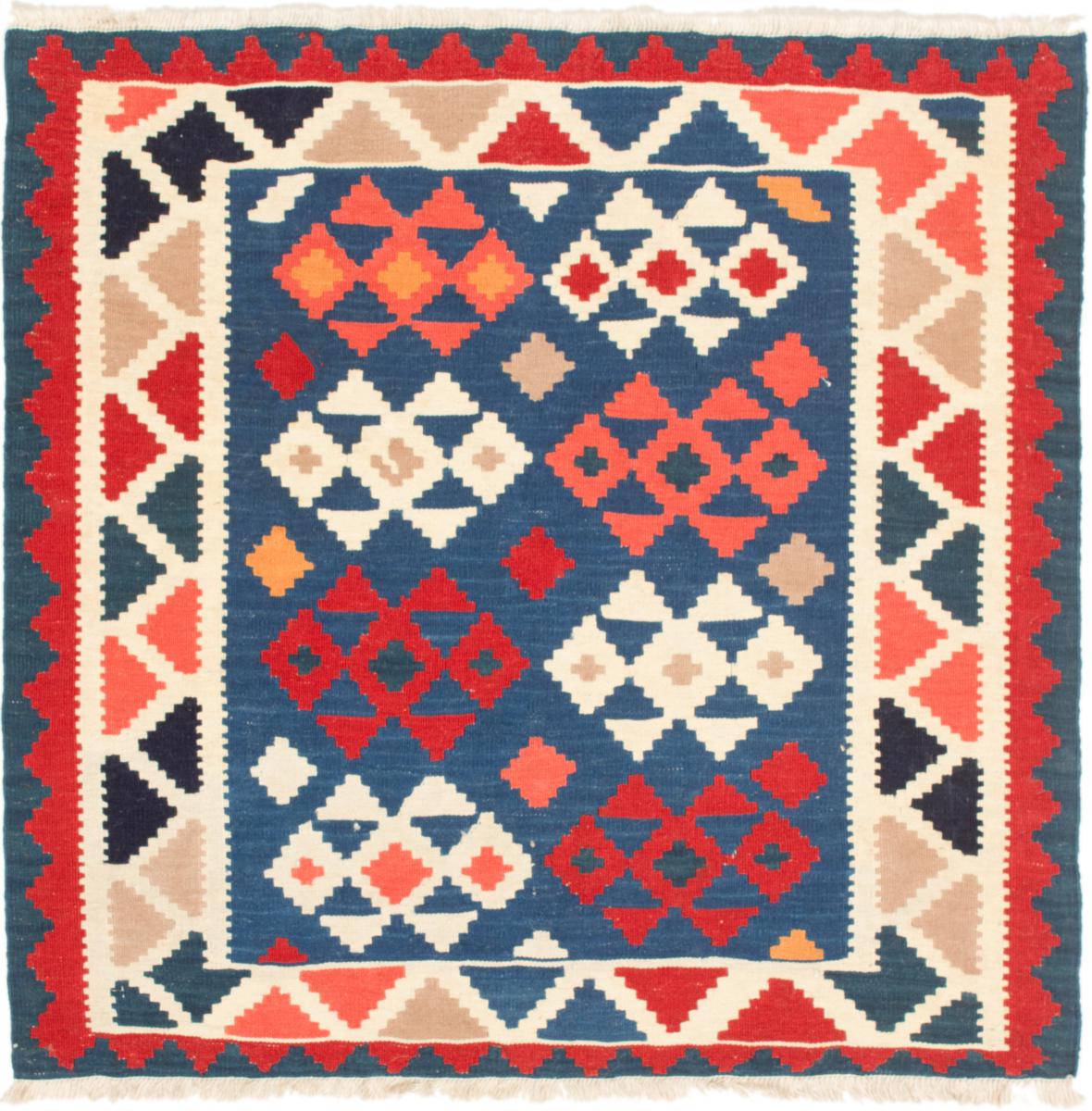  ペルシャ絨毯 キリム Fars 104x99 104x99,  ペルシャ絨毯 手織り
