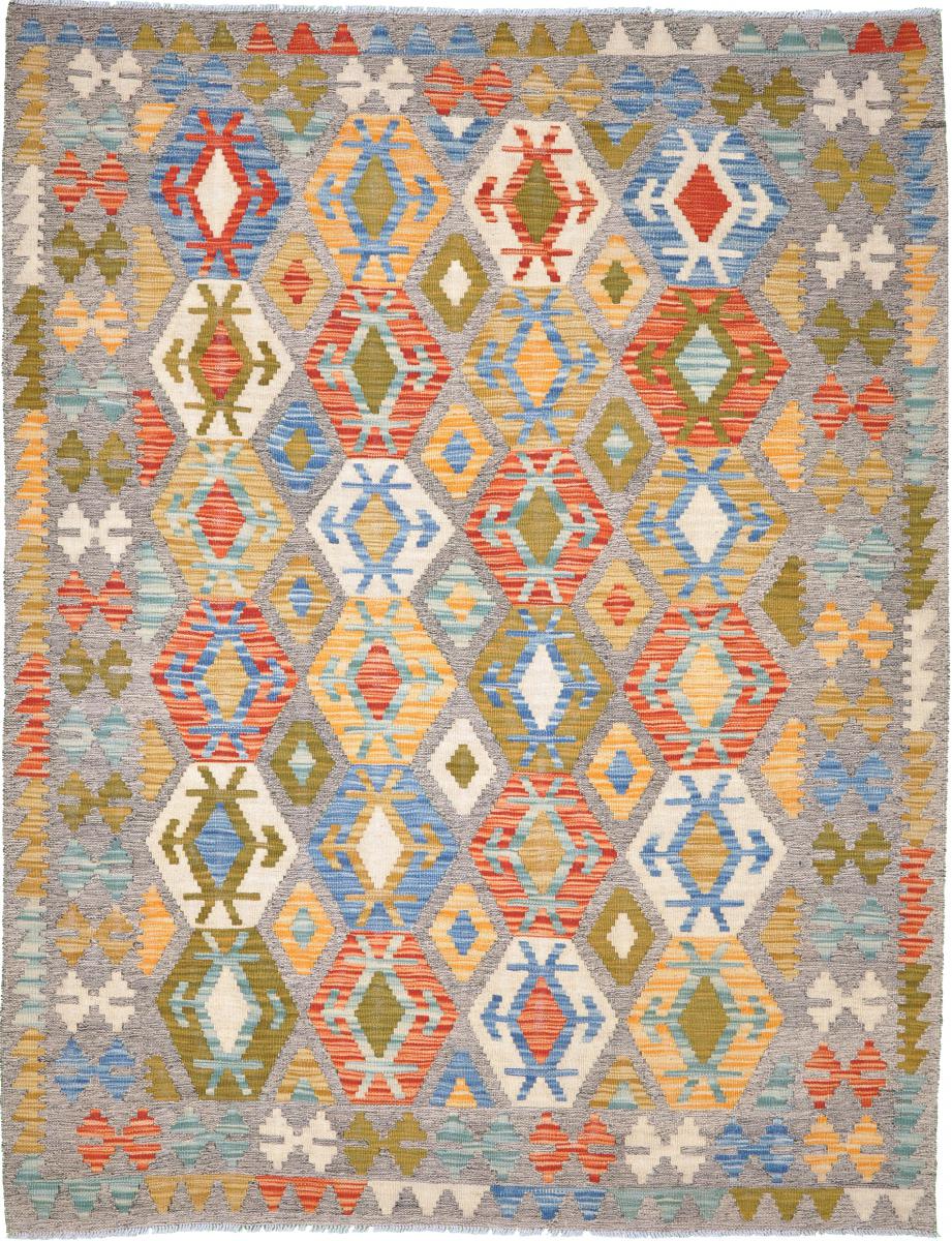 Pakistanischer Teppich Kelim Afghan Himalaya 196x155 196x155, Perserteppich Handgewebt