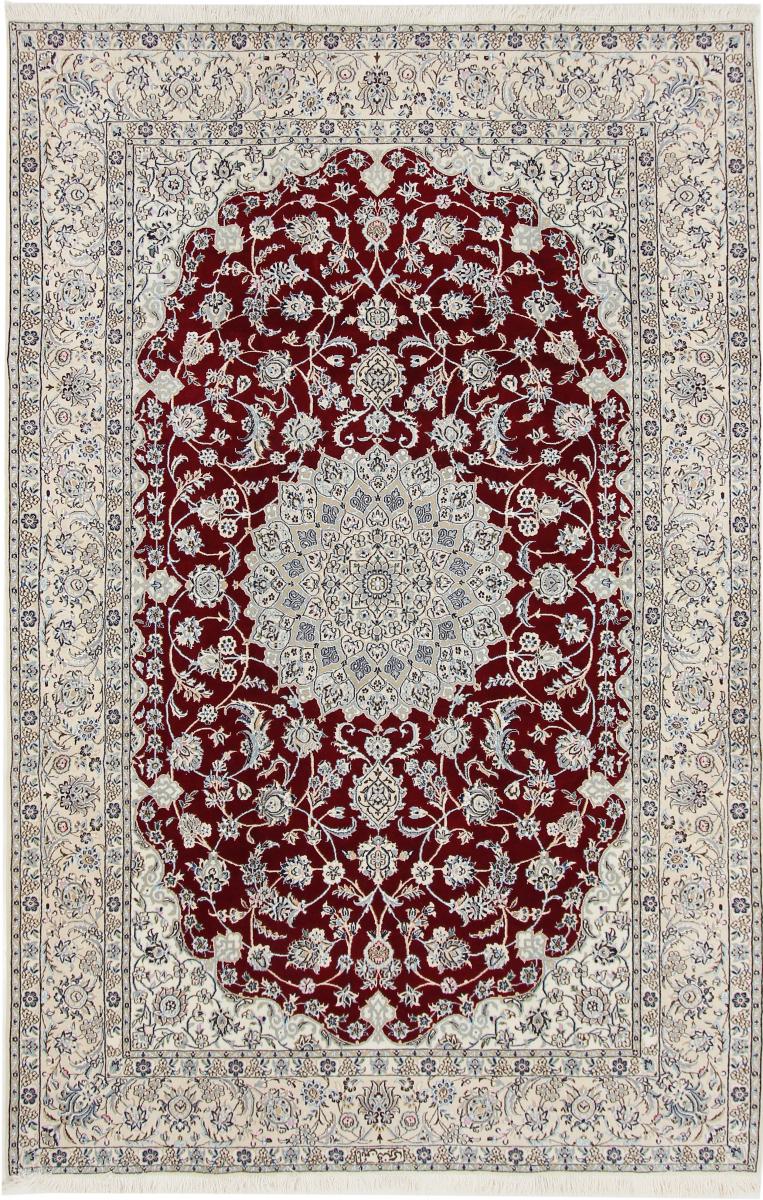 Persian Rug Nain 9La 10'1"x6'7" 10'1"x6'7", Persian Rug Knotted by hand
