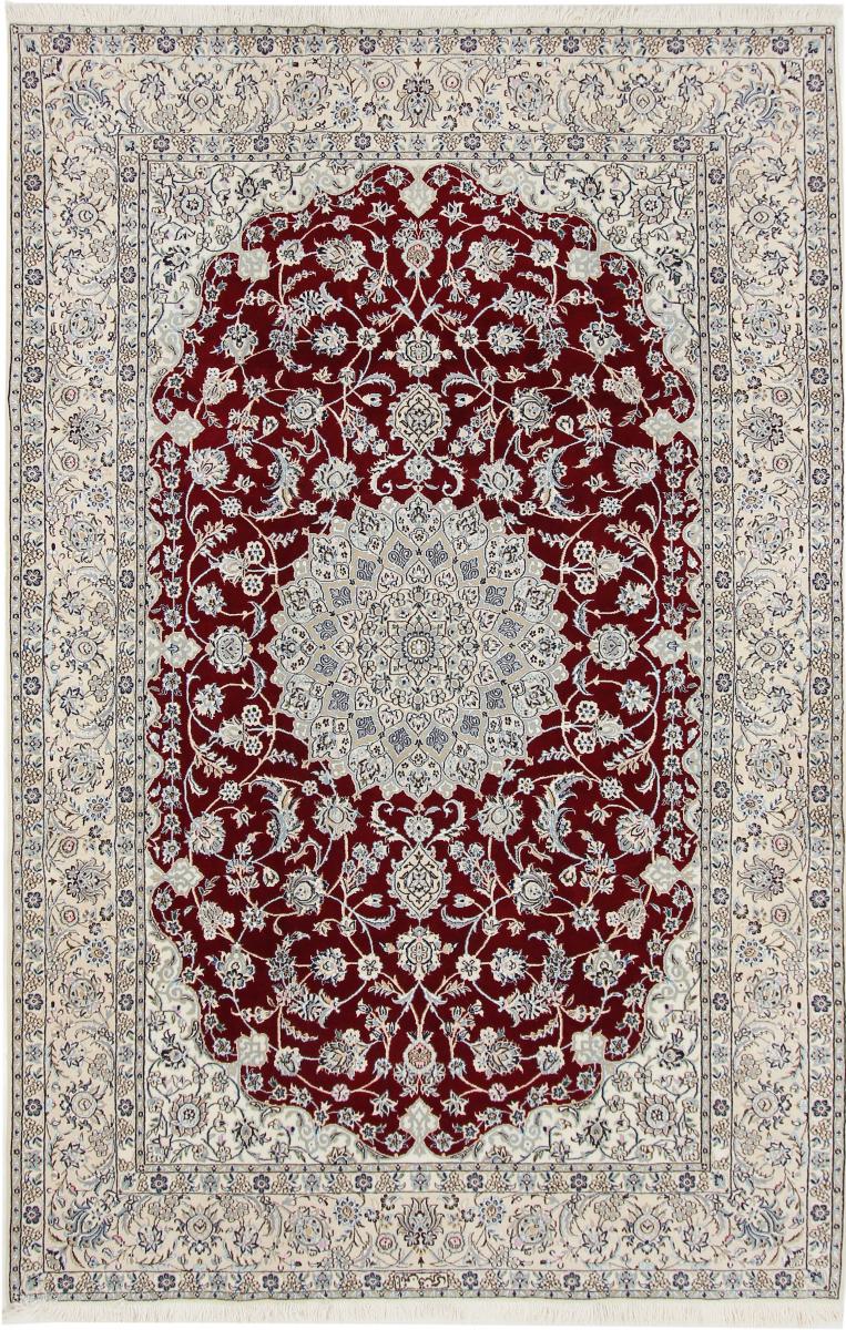 Tapis persan Naïn 9La 308x200 308x200, Tapis persan Noué à la main