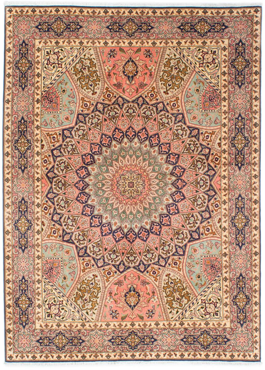 Tapis persan Tabriz 50Raj 204x151 204x151, Tapis persan Noué à la main