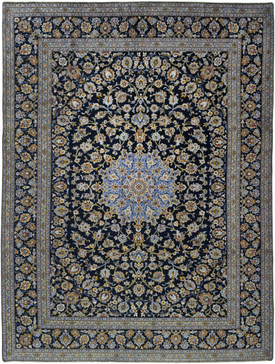 Tapis persan Kashan 13'5"x10'0" 13'5"x10'0", Tapis persan Noué à la main