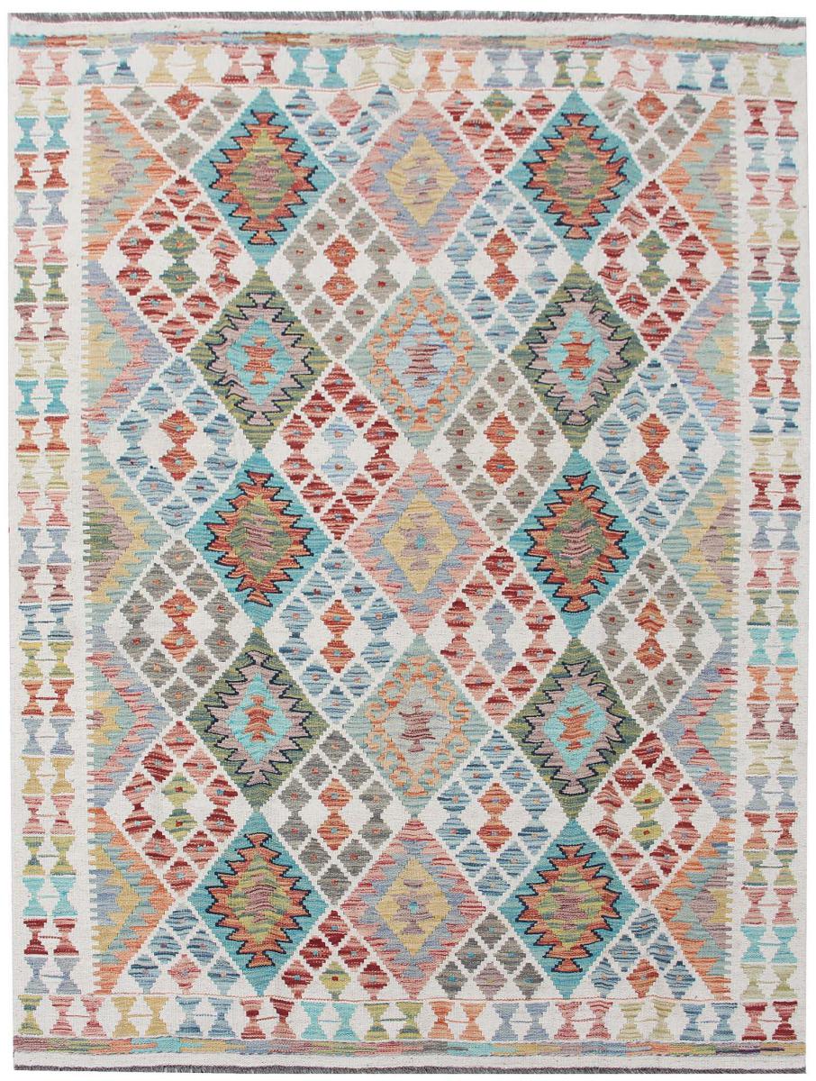 Afghan rug Kilim Afghan 6'7"x5'0" 6'7"x5'0", Persian Rug Woven by hand