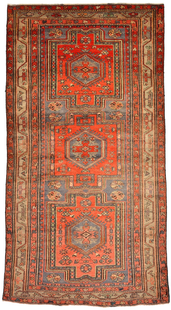Russischer Teppich Russia Antik 232x133 232x133, Perserteppich Handgeknüpft