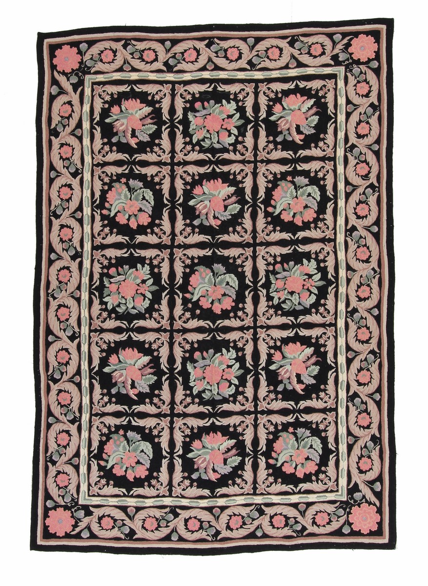 Chinesischer Teppich Kelim Soozani 274x183 274x183, Perserteppich Handgewebt