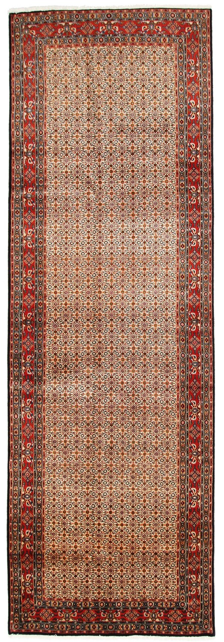 Persian Rug Moud 12'6"x4'2" 12'6"x4'2", Persian Rug Knotted by hand