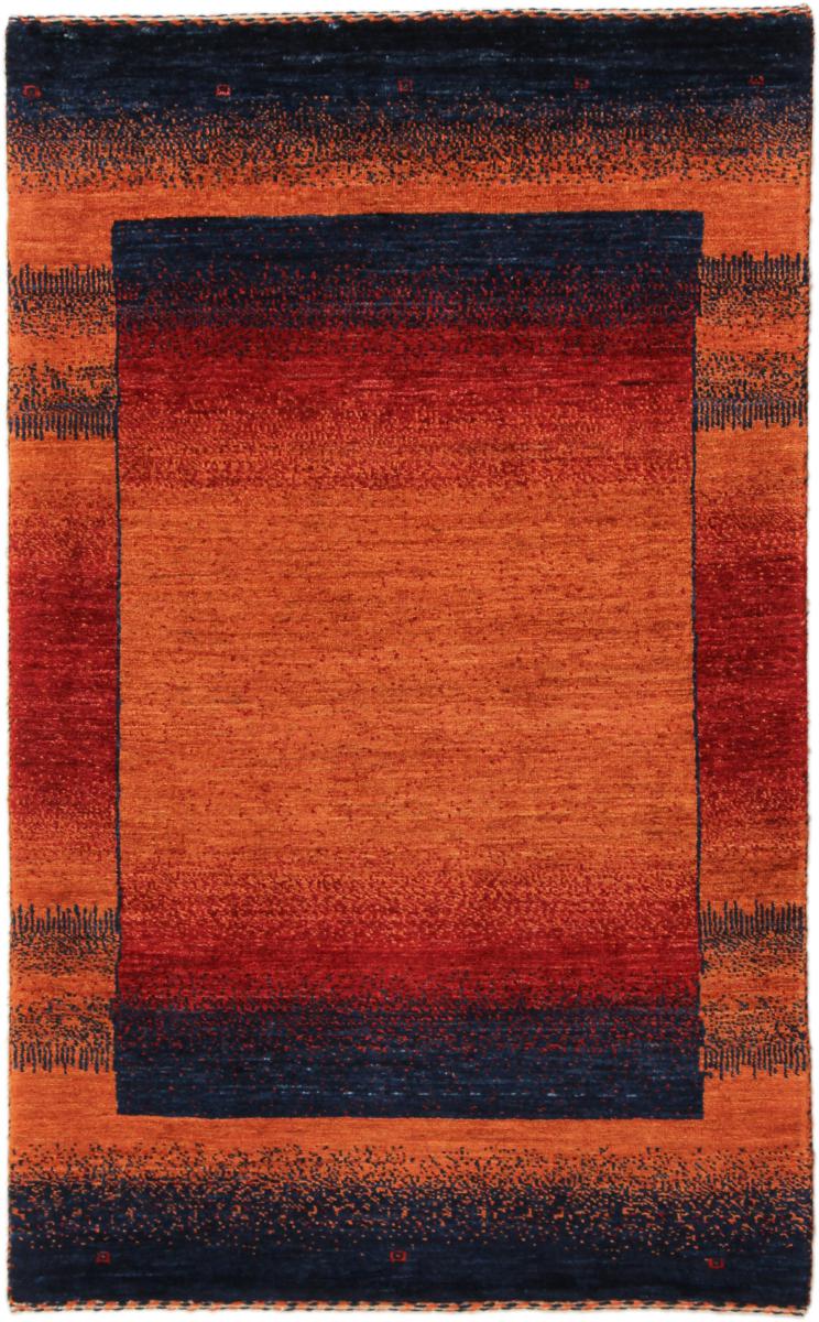 Persian Rug Persian Gabbeh Loribaft Nowbaft 122x74 122x74, Persian Rug Knotted by hand