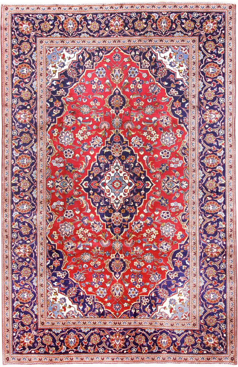 Persian Rug Keshan 9'9"x6'5" 9'9"x6'5", Persian Rug Knotted by hand