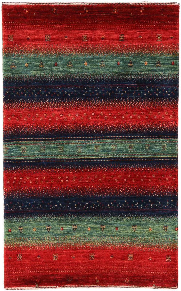 Tapis persan Persan Gabbeh Loribaft Nowbaft 124x76 124x76, Tapis persan Noué à la main