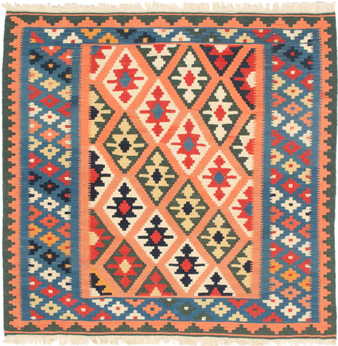  ペルシャ絨毯 キリム Fars 104x101 104x101,  ペルシャ絨毯 手織り