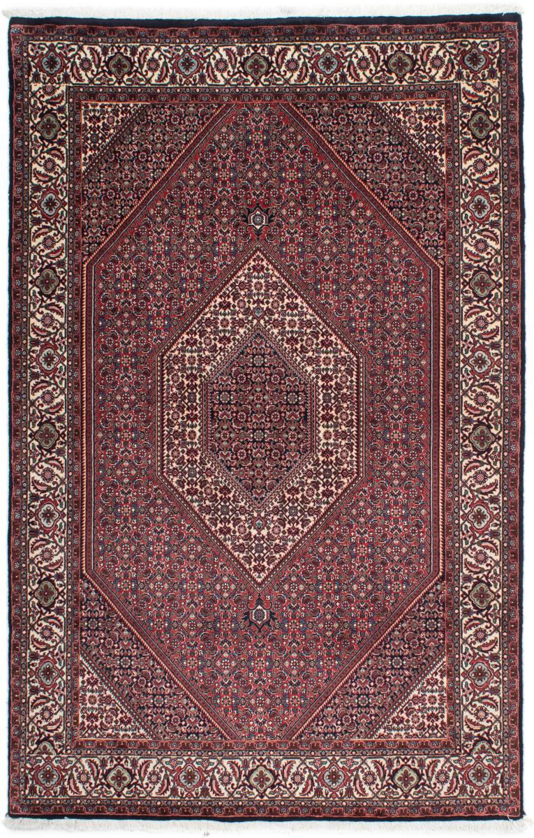 Tapis persan Bidjar 201x129 201x129, Tapis persan Noué à la main