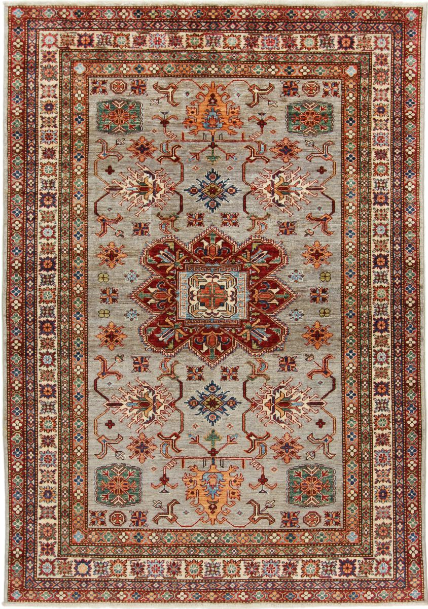 Afghaans tapijt Super Kazak 246x173 246x173, Perzisch tapijt Handgeknoopte