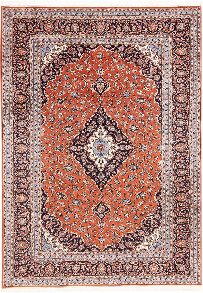 Petite Kashan Persian Rug, 3'4 x 2'3, Perfect for a Powder Room!