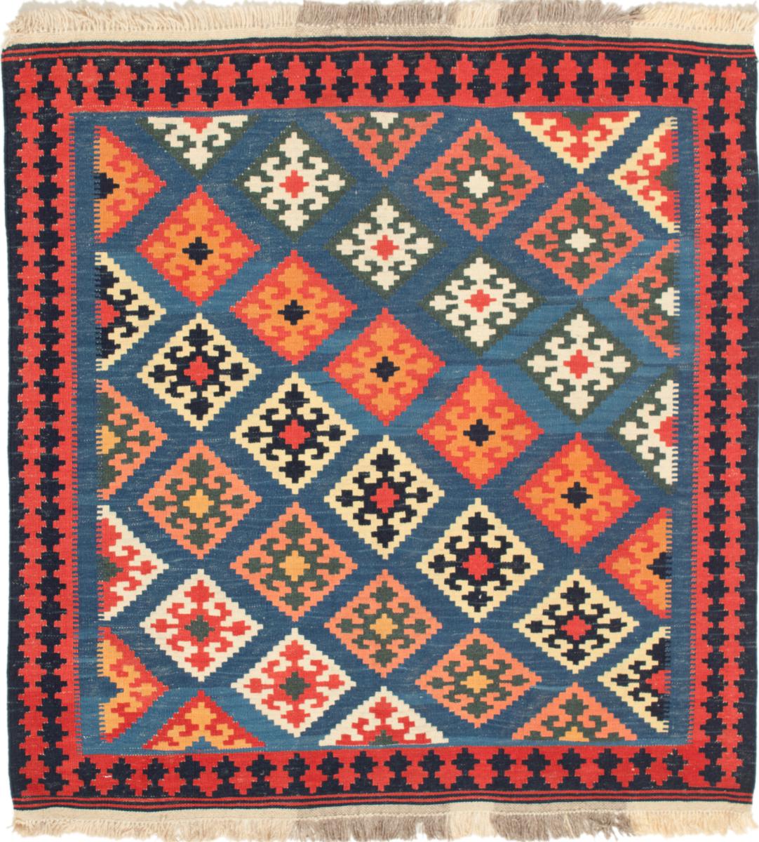  ペルシャ絨毯 キリム Fars 108x104 108x104,  ペルシャ絨毯 手織り