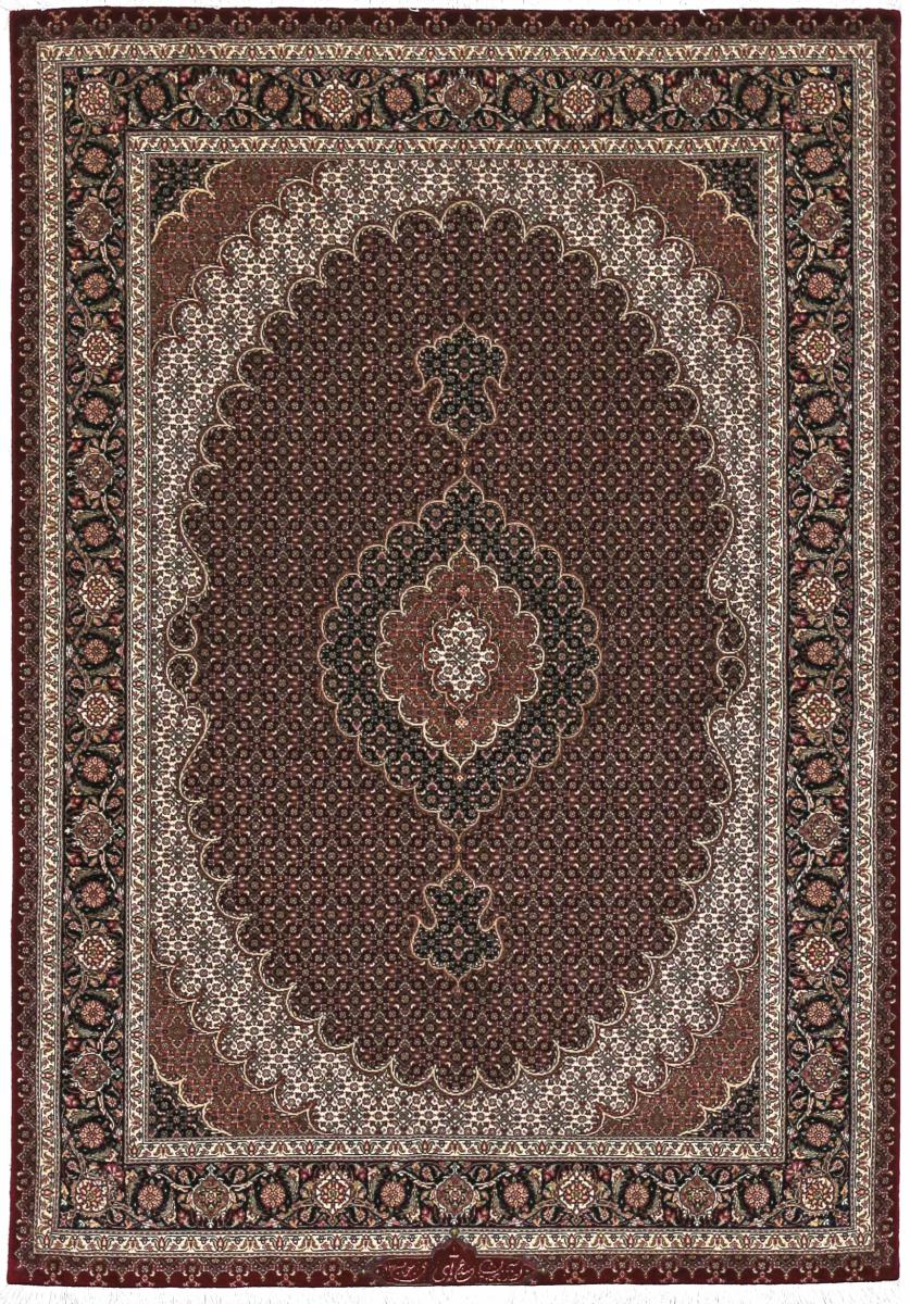 Persian Rug Tabriz Mahi Super 6'1"x4'3" 6'1"x4'3", Persian Rug Knotted by hand