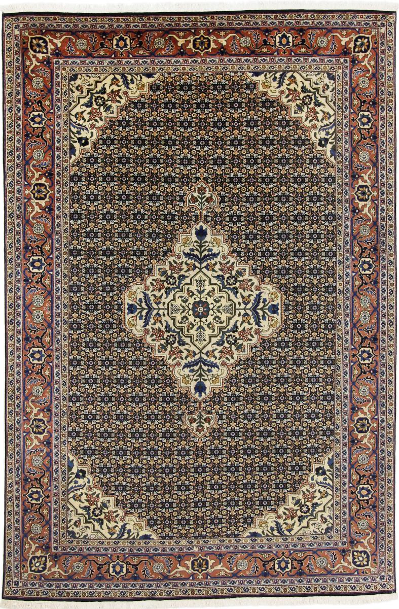 Persian Rug Meshkin 9'8"x6'5" 9'8"x6'5", Persian Rug Knotted by hand
