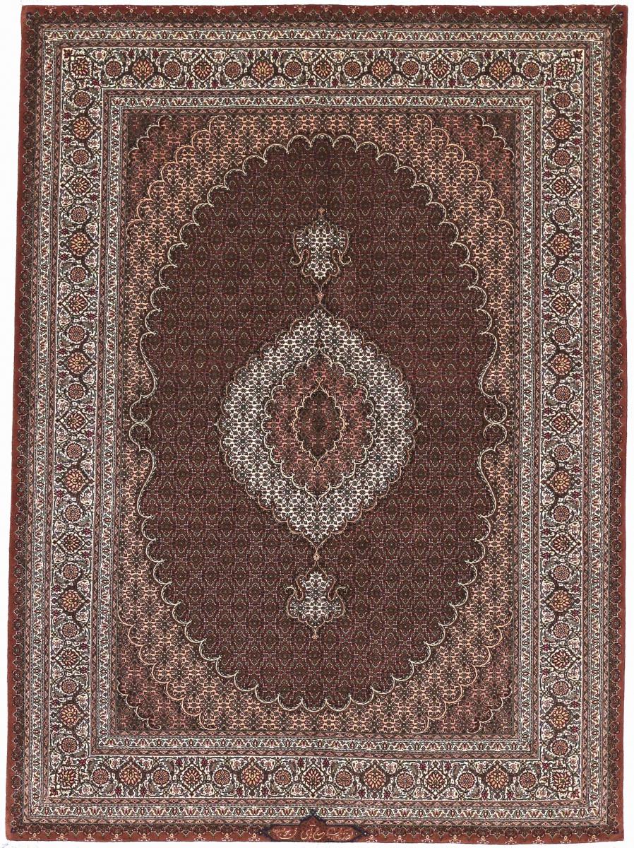 Persian Rug Tabriz Mahi Super 6'9"x4'11" 6'9"x4'11", Persian Rug Knotted by hand