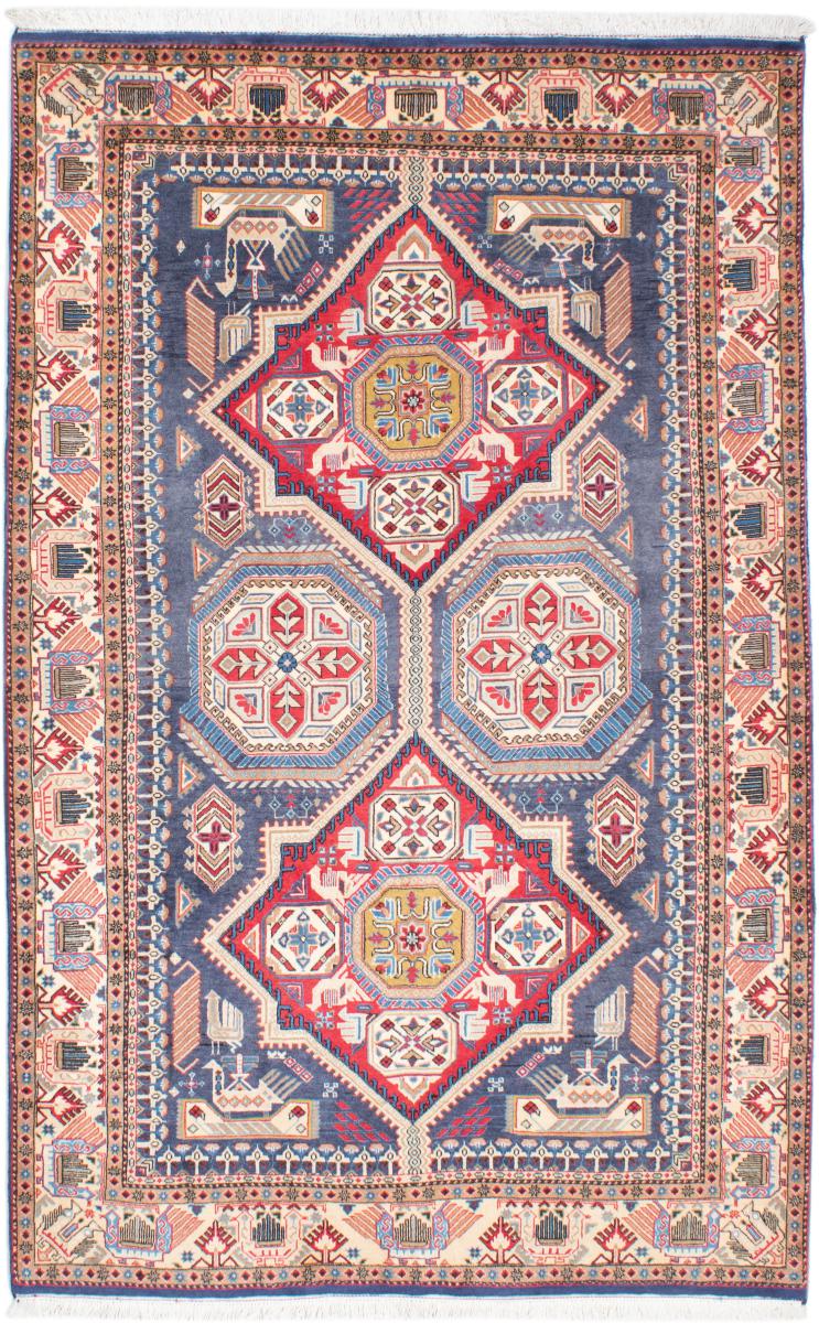 Tapis persan Ghashghai 229x147 229x147, Tapis persan Noué à la main