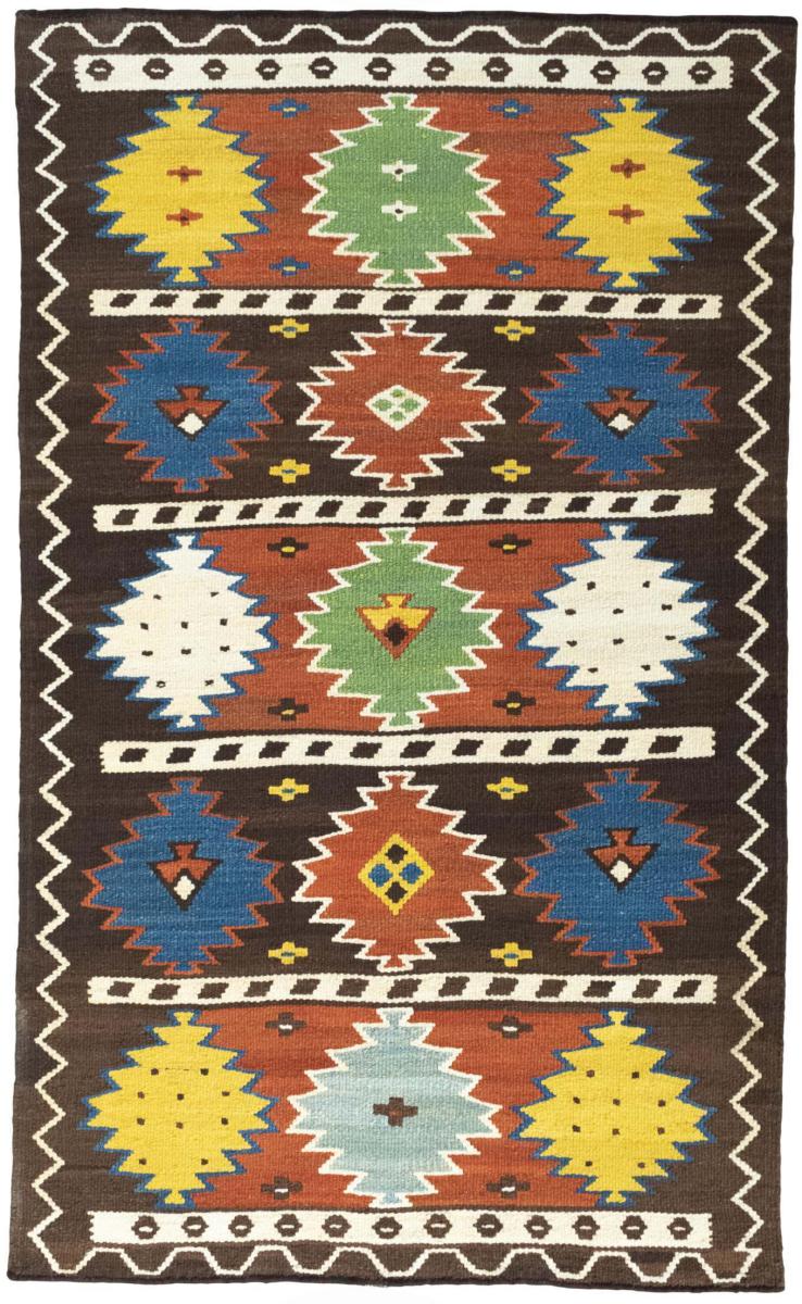 Persian Rug Kilim Fars 6'7"x4'0" 6'7"x4'0", Persian Rug Woven by hand