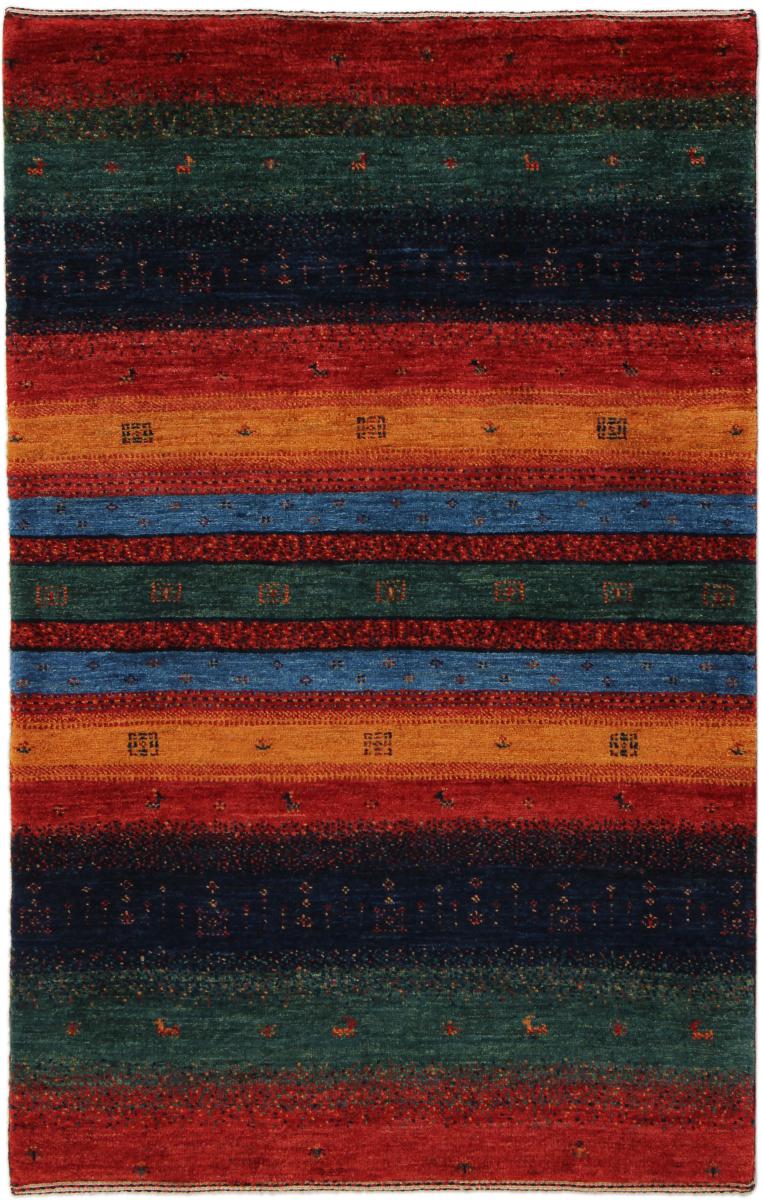 Persian Rug Persian Gabbeh Loribaft Nowbaft 122x77 122x77, Persian Rug Knotted by hand