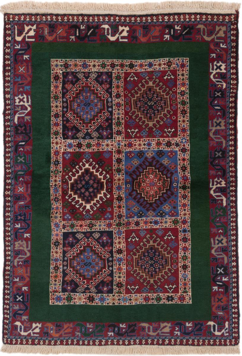 Tapis persan Yalameh 145x100 145x100, Tapis persan Noué à la main