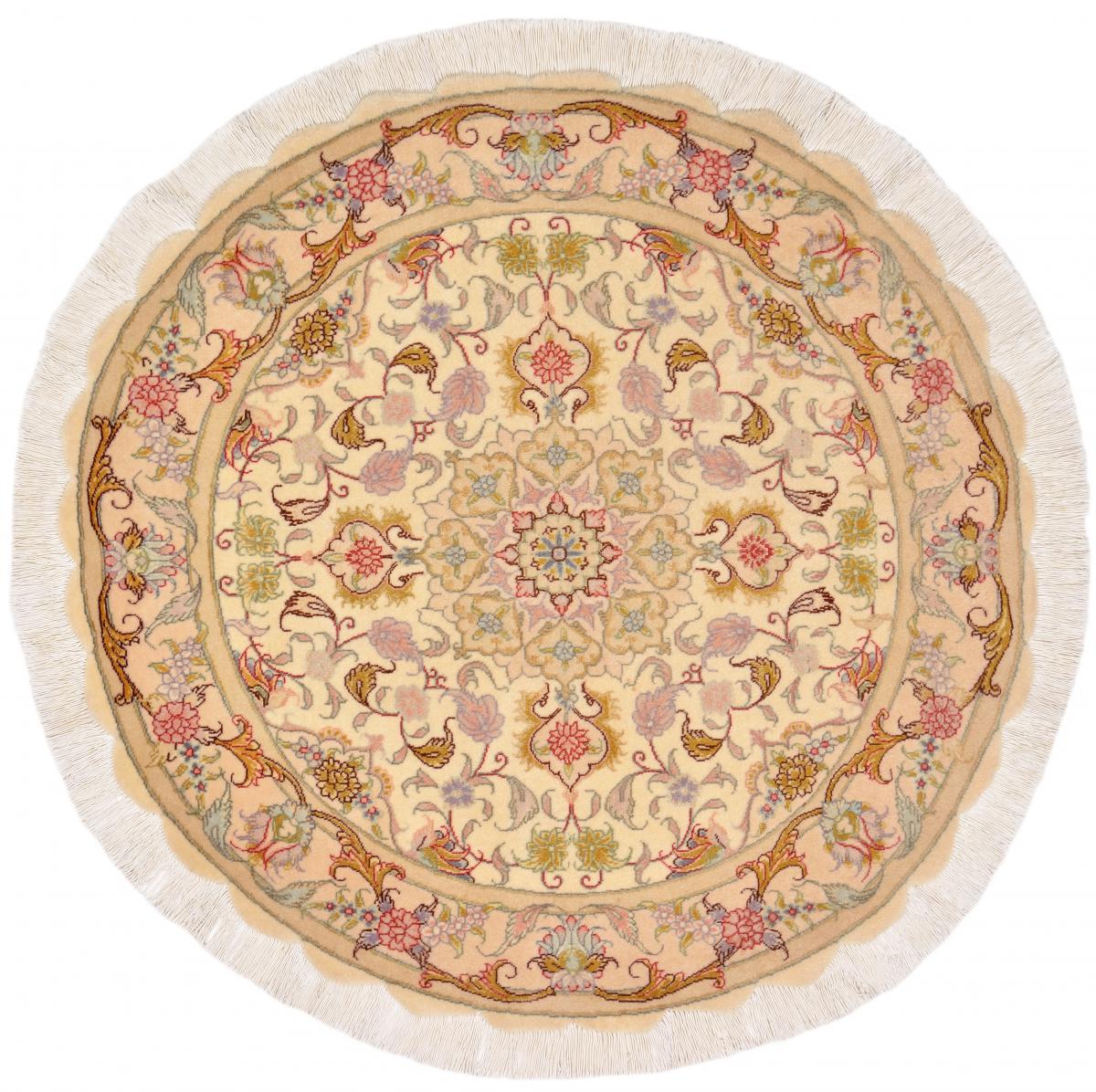 Tappeto persiano Tabriz 50Raj 95x97 95x97, Tappeto persiano Annodato a mano