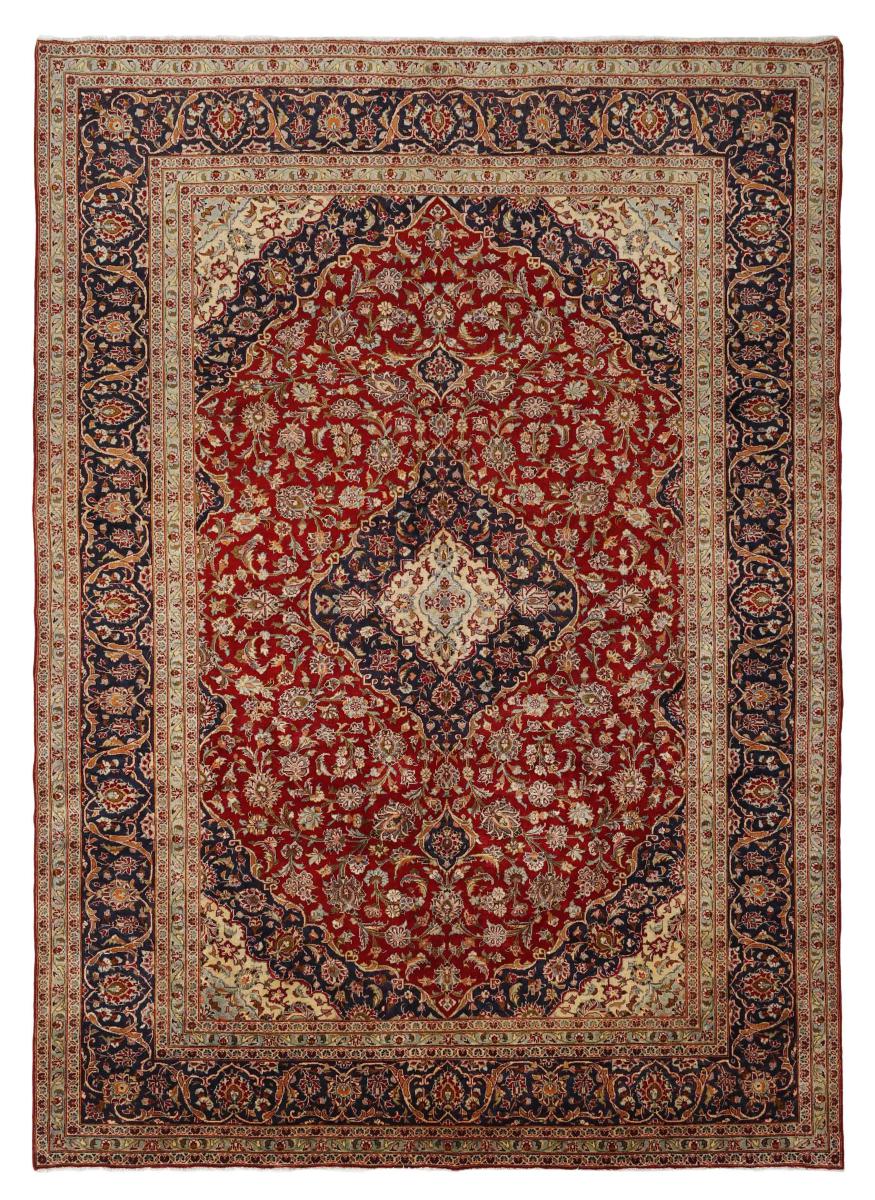 Persian Rug Keshan 395x289 395x289, Persian Rug Knotted by hand