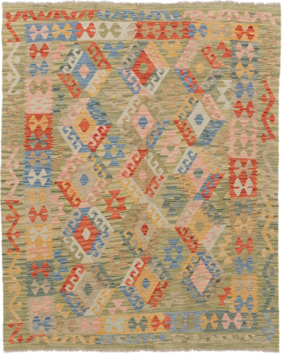 アフガンカーペット キリム アフガン 6'4"x5'5" 6'4"x5'5",  ペルシャ絨毯 手織り