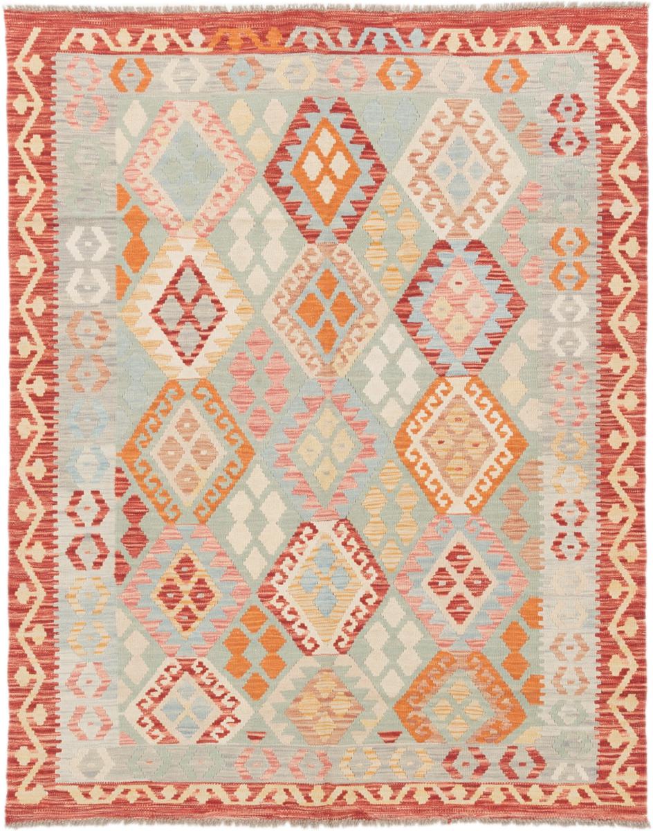 Afghaans tapijt Kilim Afghan 195x157 195x157, Perzisch tapijt Handgeweven