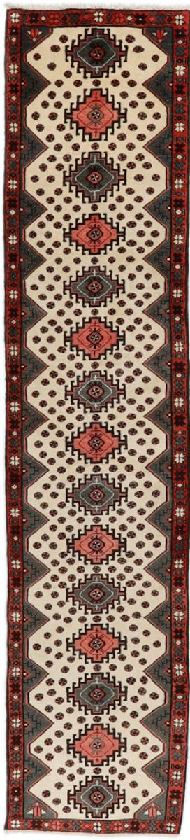 Tapis persan Khamseh 391x87 391x87, Tapis persan Noué à la main