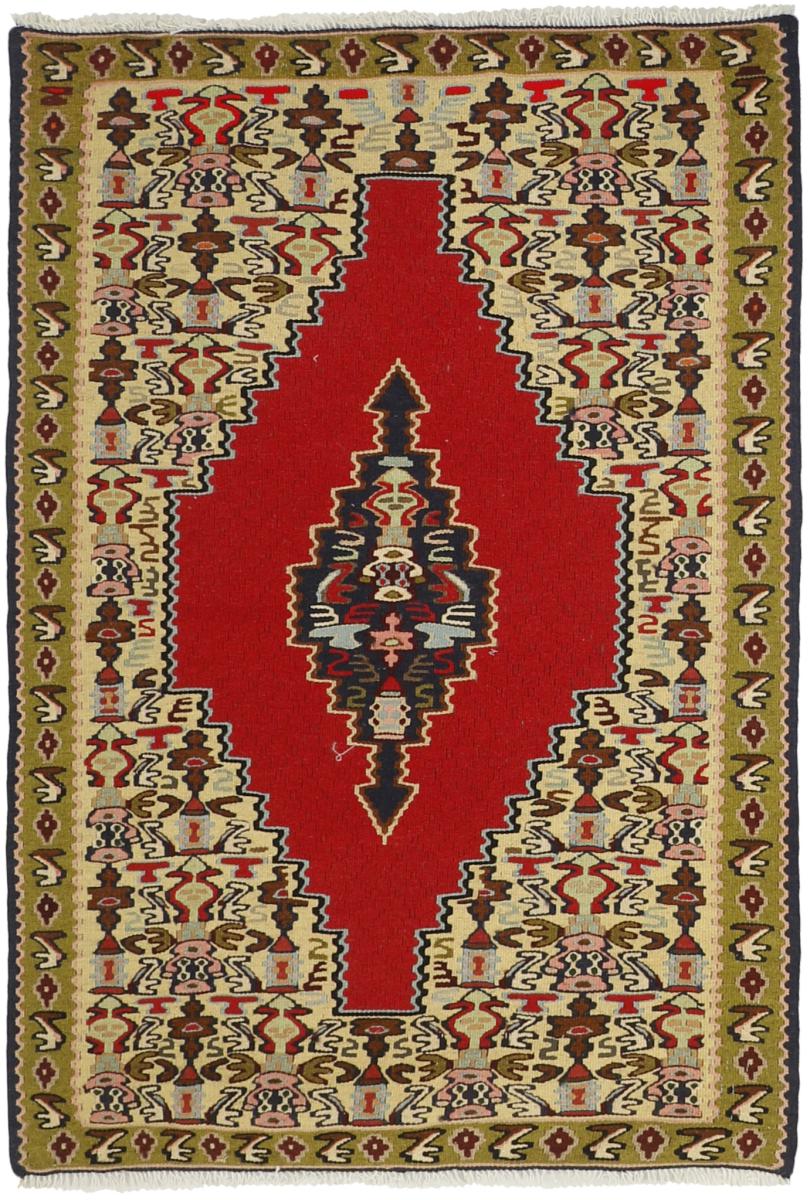 Perzisch tapijt Kilim Senneh 111x77 111x77, Perzisch tapijt Handgeknoopte