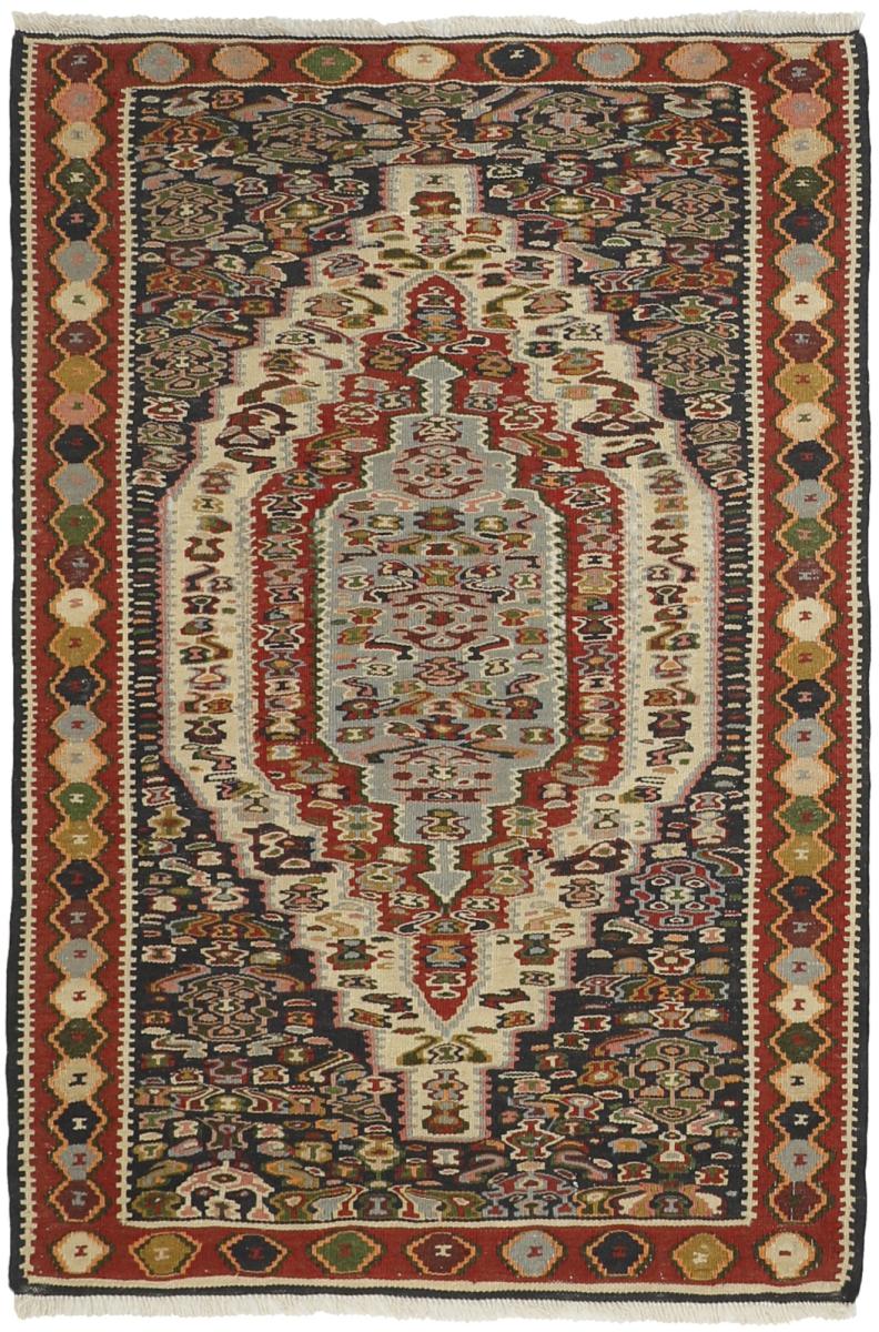 Persisk matta Kilim Senneh 109x76 109x76, Persisk matta Knuten för hand
