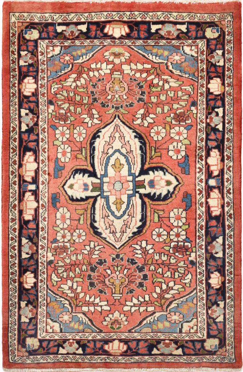 Persian Rug Lillian 3'6"x2'4" 3'6"x2'4", Persian Rug Knotted by hand