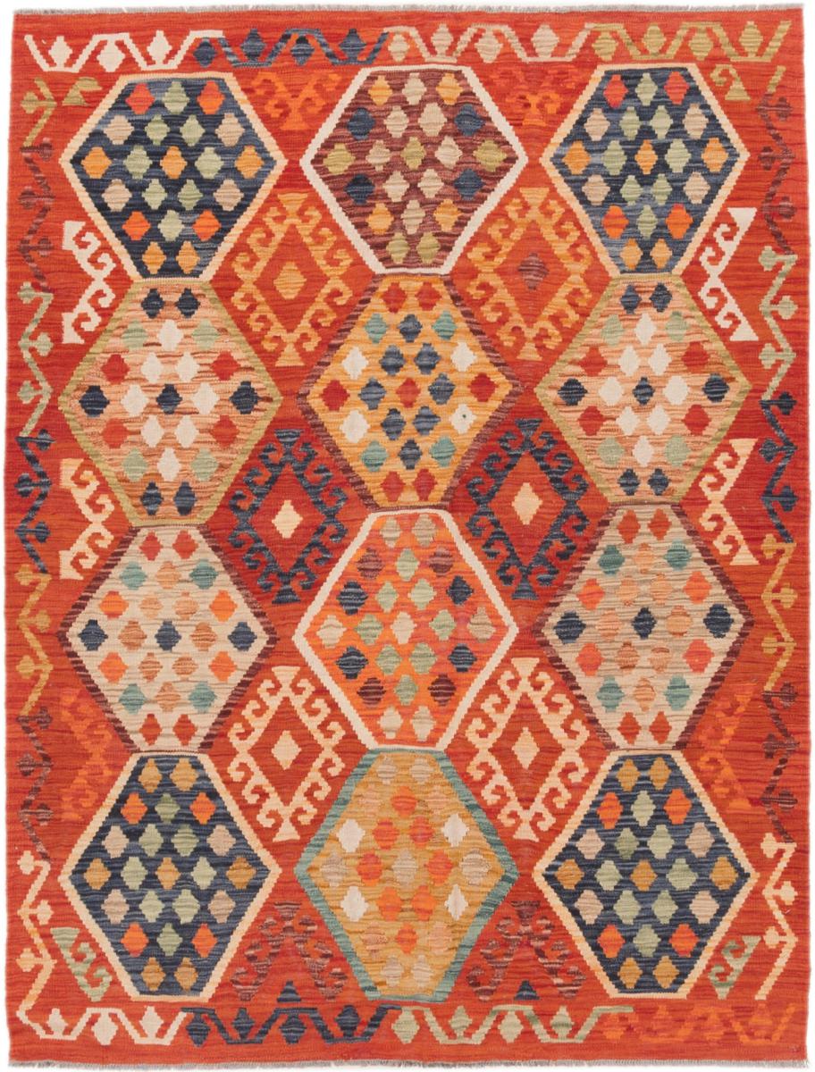 Tappeto Afgano Kilim Afghan 6'7"x5'2" 6'7"x5'2", Tappeto persiano Tessuto a mano