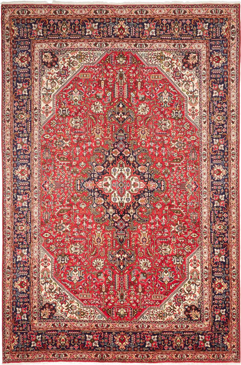 Persian Rug Tabriz 9'11"x6'5" 9'11"x6'5", Persian Rug Knotted by hand