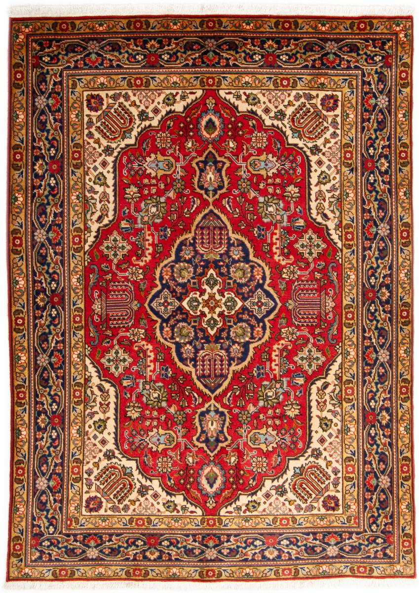Persian Rug Tabriz Mahi 7'2"x5'0" 7'2"x5'0", Persian Rug Knotted by hand