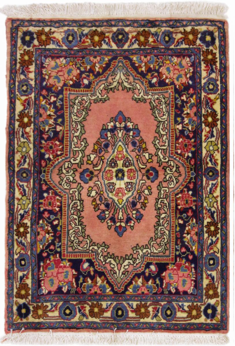 Persian Rug Hamadan 3'0"x2'2" 3'0"x2'2", Persian Rug Knotted by hand