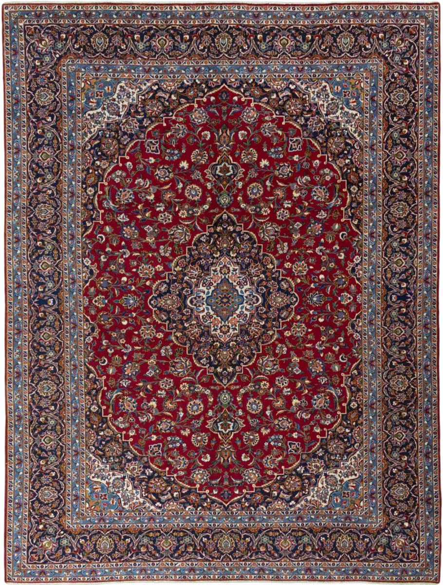 Persian Rug Keshan 13'2"x10'0" 13'2"x10'0", Persian Rug Knotted by hand
