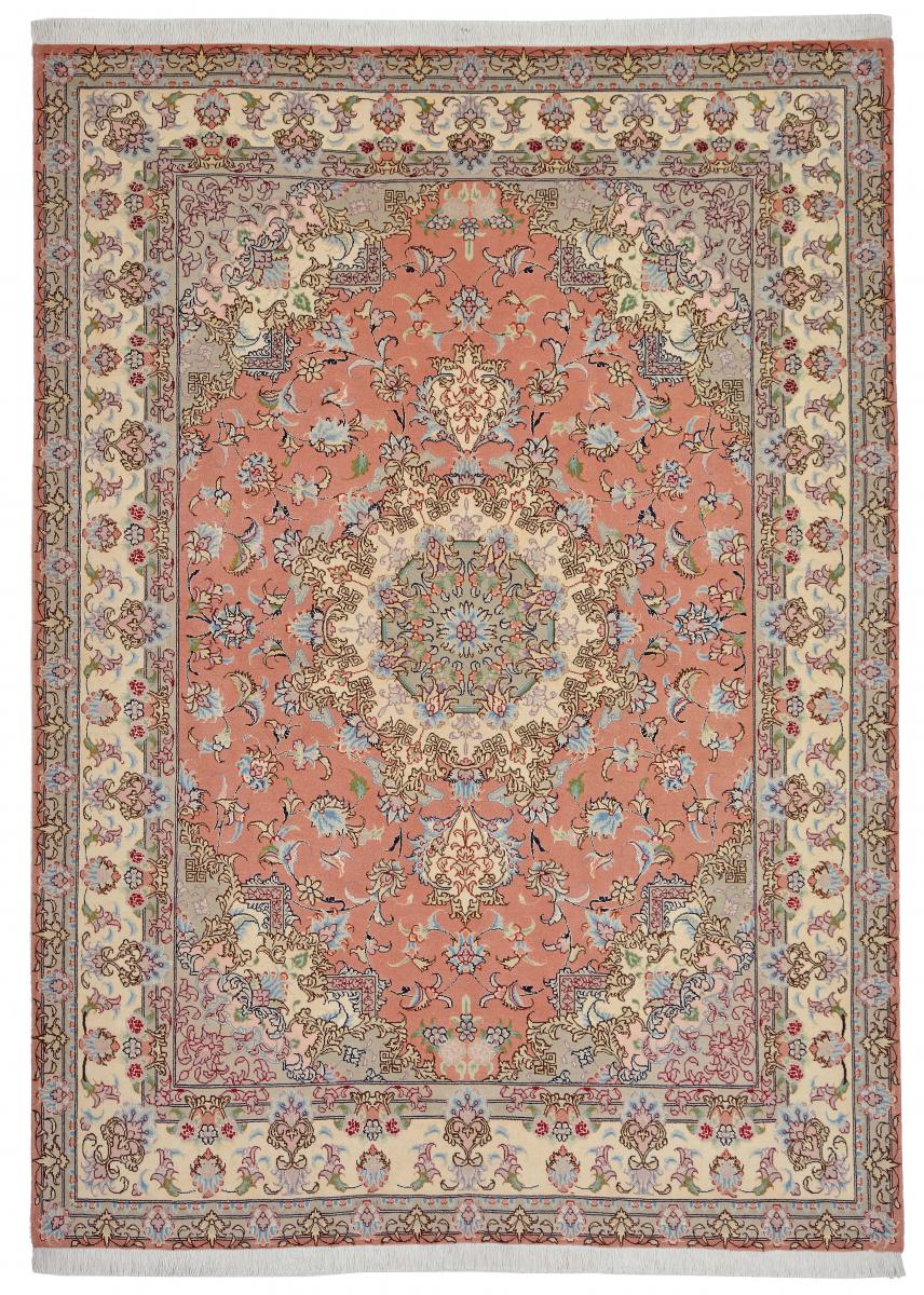 Tapis persan Tabriz 50Raj 6'10"x5'0" 6'10"x5'0", Tapis persan Noué à la main