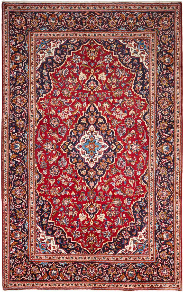 Persian Rug Keshan 10'4"x6'5" 10'4"x6'5", Persian Rug Knotted by hand