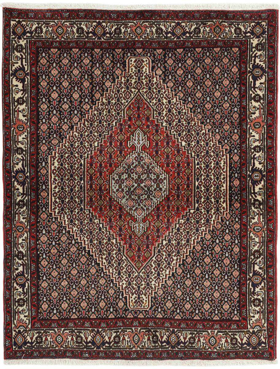 Tapis persan Senneh 163x125 163x125, Tapis persan Noué à la main