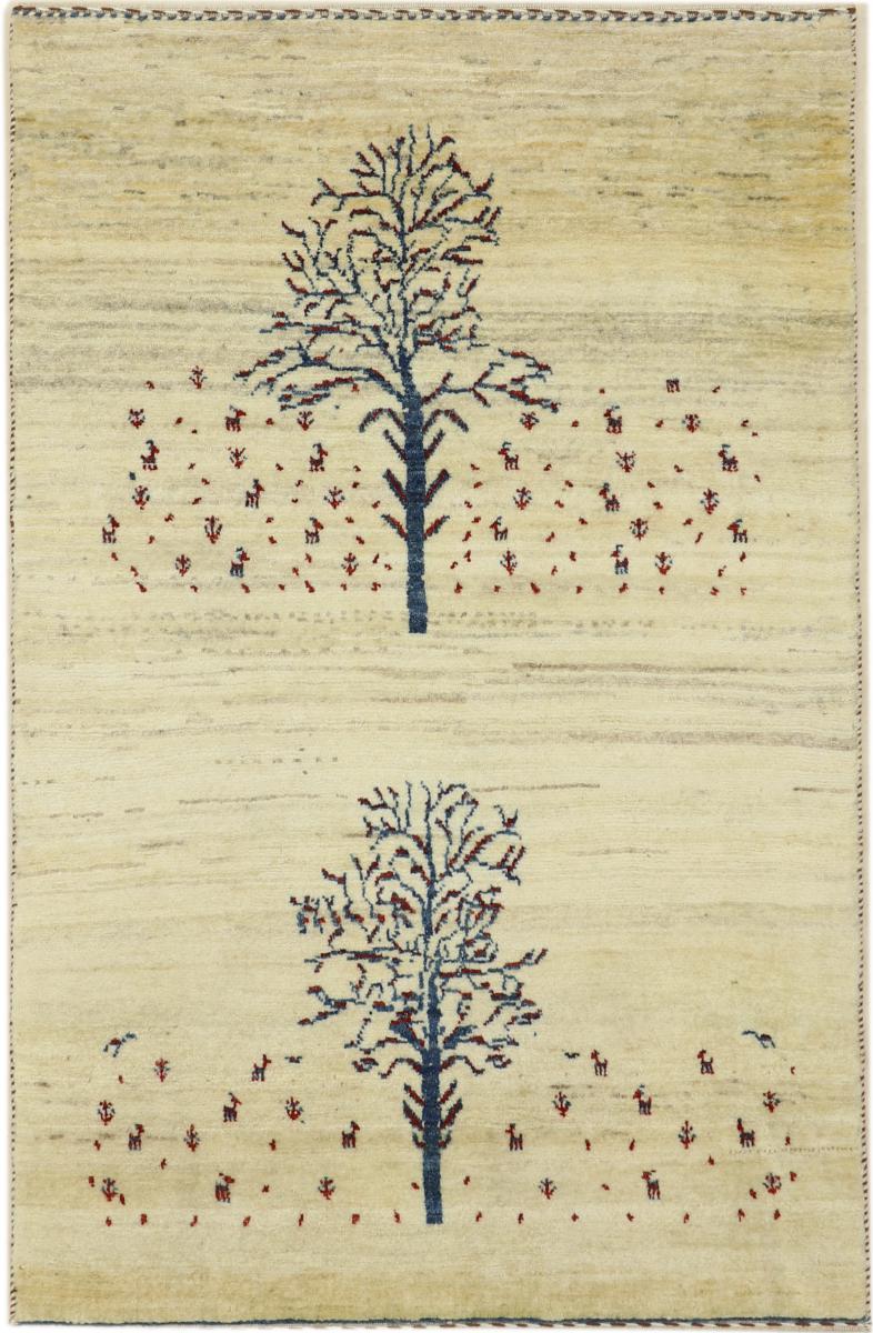 Perzisch tapijt Perzisch Gabbeh Loribaft Nature 123x81 123x81, Perzisch tapijt Handgeknoopte