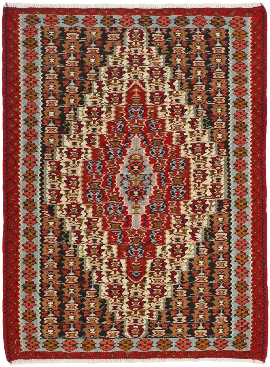 Persisk matta Kilim Senneh 105x76 105x76, Persisk matta Knuten för hand
